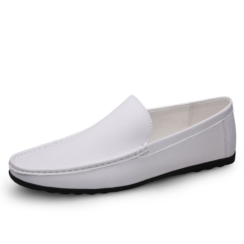 Forår Lav Top Ærter Sko Daglig Rund Tå Mænds Store Størrelse Fritidssko Nye Åndbare Loafers Mode Trend Sko