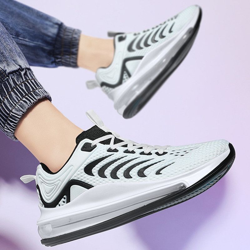 Forår Og Efterår Herresko 2023 Trendy Herresportssko Flyweave Casual Cool Air Cushion Sko