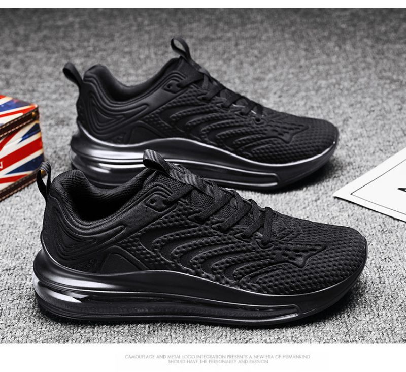 Forår Og Efterår Herresko 2023 Trendy Herresportssko Flyweave Casual Cool Air Cushion Sko