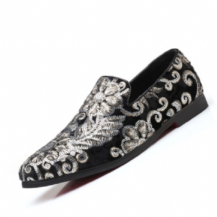 Forårs Nye Mode Ruskind Loafers Stor Størrelse Trendy Doudou Sko Glider På