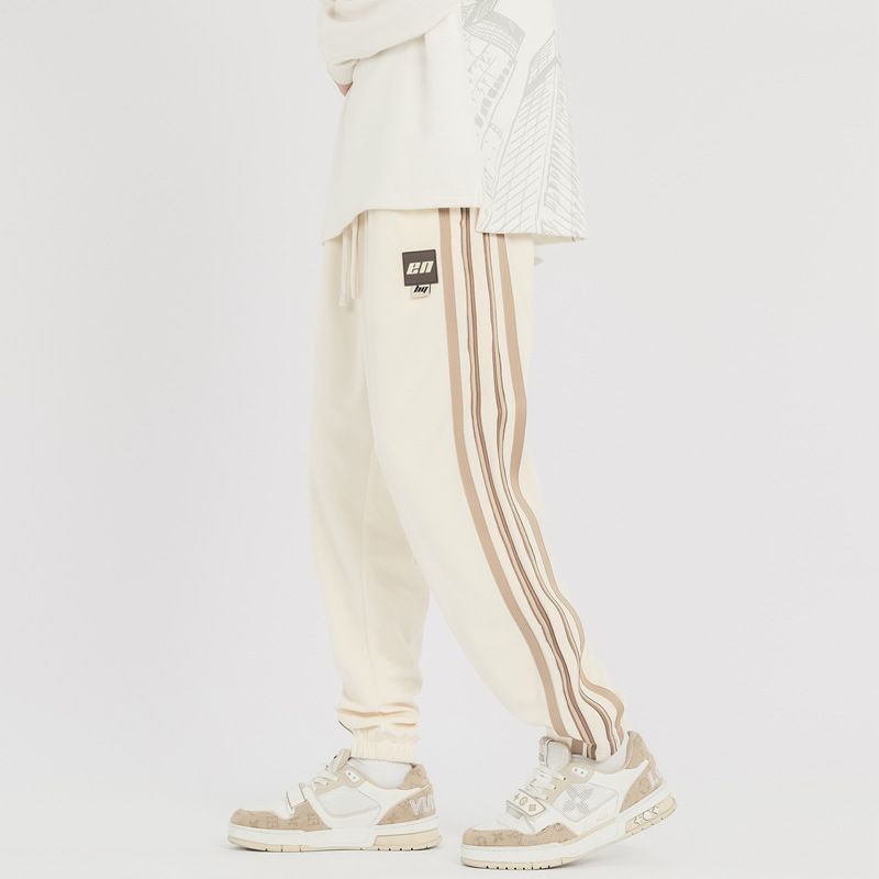 Herre Joggingbukser 2023 Nye Retro-sidestribe-trend Løse Sportsben Afslappede Bukser