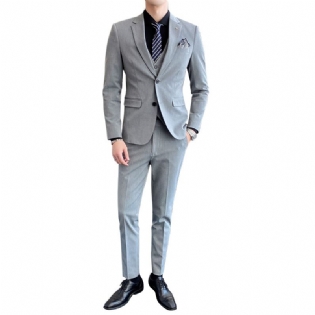 Herredragter Business Casual Tredelte Jakkesæt Professionelle Formelle Kjoler