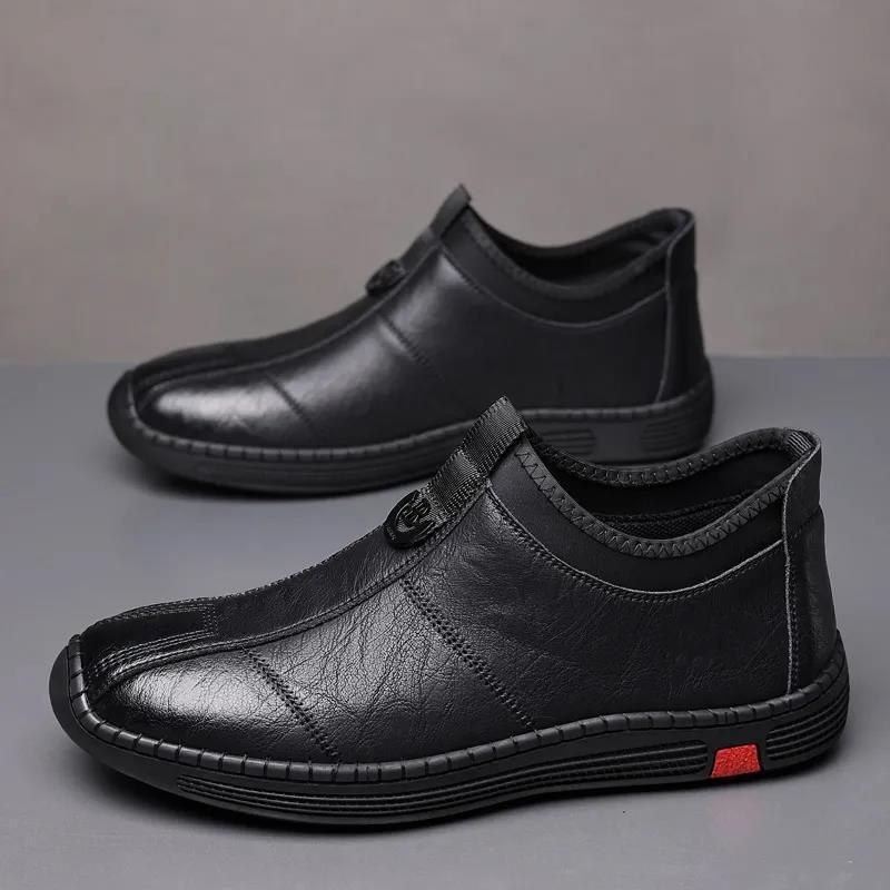 High-top Dress Sko Herre Fritidssko Trendy Fortykket Indre Høj Bomulds Sko Vinter Sko