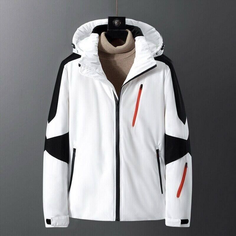 Mænds Bomuldsjakke Kort Mode Casual Hooded Warm
