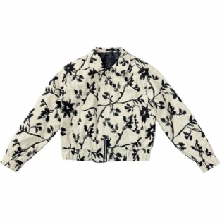 Mænds Jakke Casual Print Lapel Loose Floral