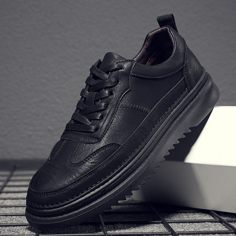 Mænds Sko 2023 Forår Nye Brogue Sko Afslappede Kjole Sko Trendy Low-cut Sneakers Mænd