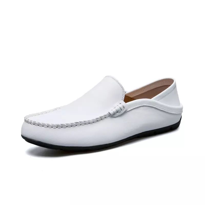 Plus Size Populære Herresko Slip-on Herre Kjole Sko Casual Peas Sko Okselæd Hule