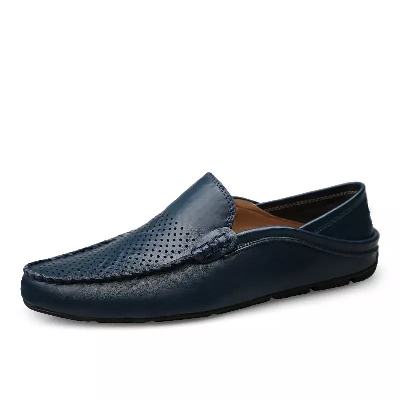 Plus Size Populære Herresko Slip-on Herre Kjole Sko Casual Peas Sko Okselæd Hule