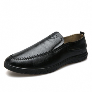 Slip On Mænds Dress Shoes 2023 New Shallow Mouth Peas Outdoor Fashion Komfortable Afslappede Sko