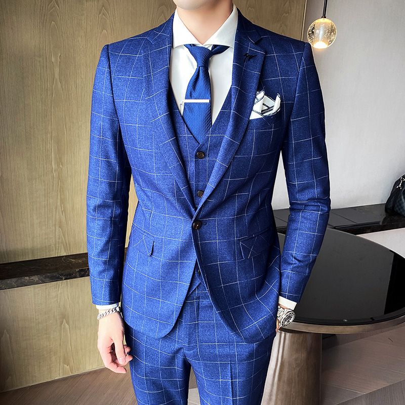 Trend Casual Suit Mænd Slank Business Frakke Smuk Formel