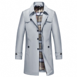 Windbreaker Herre Casual Mellemlængde Kvalitet Trend