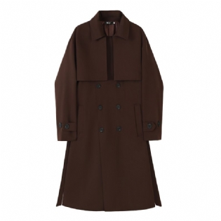 Windbreaker Lang Frakke Mænds Mellemlange Knæ Retro