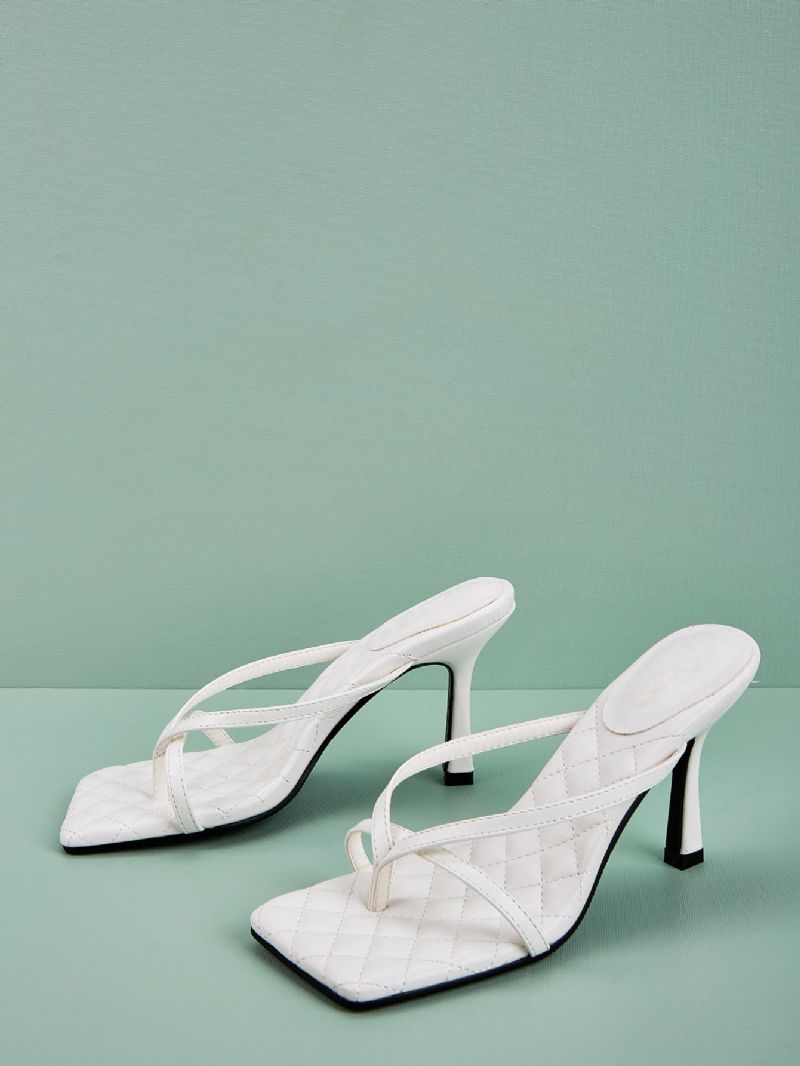 2023 Plus Size Damesko Stiletto Højhælede Mode Sexede Sandaler Hjemmesko Sko