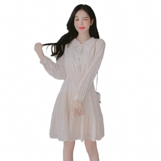 Casual Elegant Kjole Kvinder Talje Chiffon