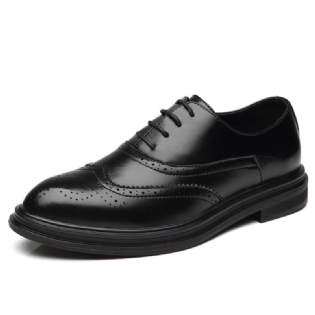 Efterår Mænds Kjole Sko Spidstå Sko Brogue Sko Trend Sko Ungdom Business Casual Sko