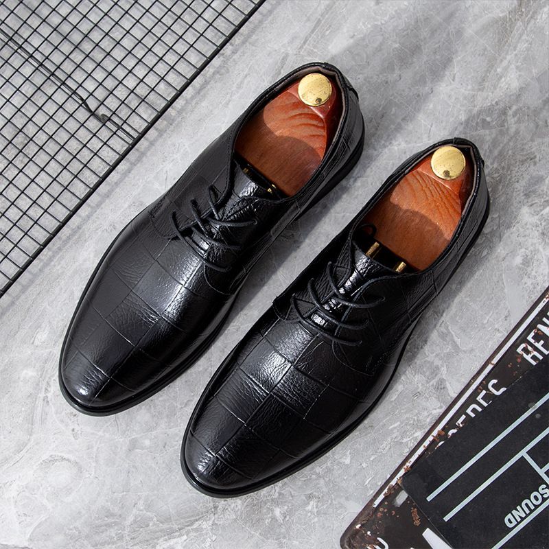 Forår Og Efterår Nye Mænds Kjole Sko Business Casual Sko Stor Størrelse Formel Groomsmen Brudgom Sko Mandlige