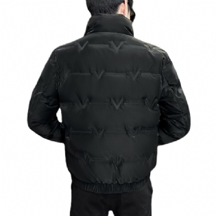 Herre Dunjakke Varm Hvid Andedun Trendy Cold