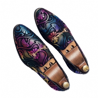 Mænds Business Dress Sko Slip-on Casual Sko Frisør Brudekjole Sko Herre Mode Sko