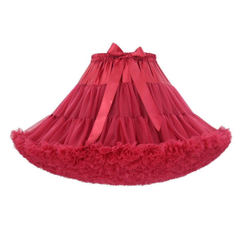 Nederdele Patchwork Benløse Underkjoler Tutu-nederdele