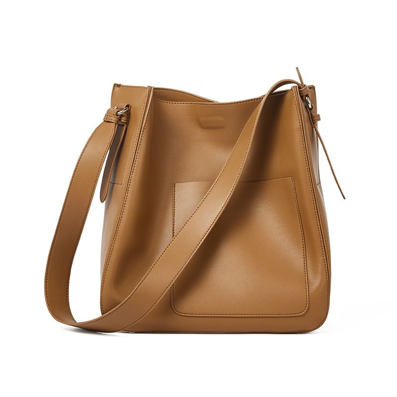 2023 Ny Lædertaske Til Kvinder Casual Skuldertaske Til Retro Bucket Bag Design