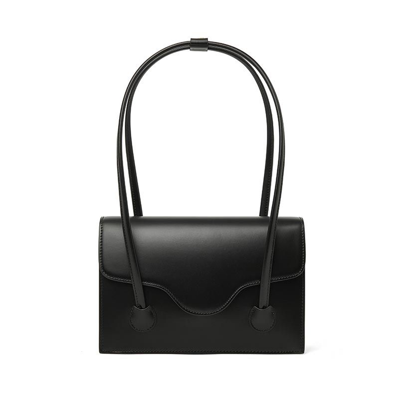 Kvinders Læder Candy Color Skuldertaske Underarm Bag High Sense Fashion Håndtaske