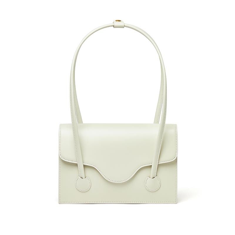 Kvinders Læder Candy Color Skuldertaske Underarm Bag High Sense Fashion Håndtaske